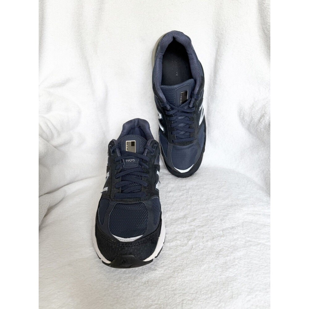New Balance 990v5 Shoes Mens Size 10.5D Blue Navy Made In USA Running Sneaker